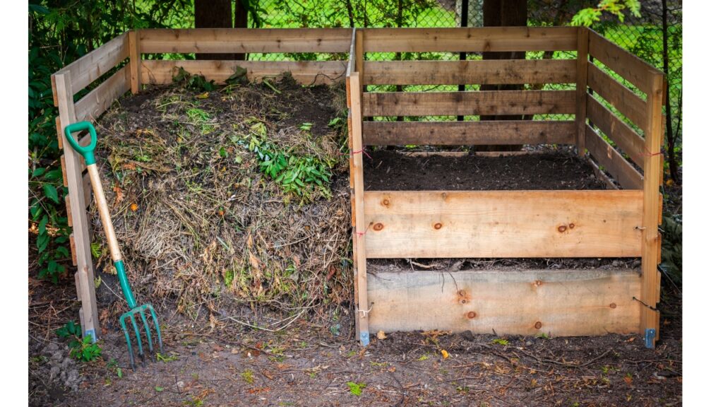 A Photo Referencing Backyard Compost Bin.