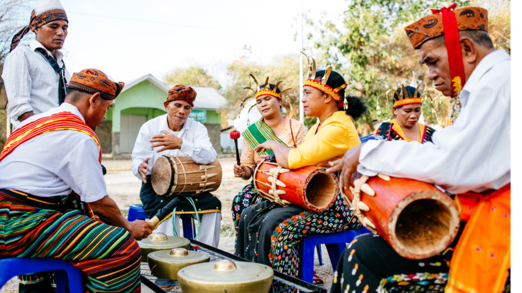 A photo referencing traditional culture. 