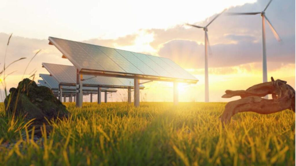 A Photo Referencing Solar Panel which is renewable source of energy. Germany's 30% electricity comes from renewable energy. 