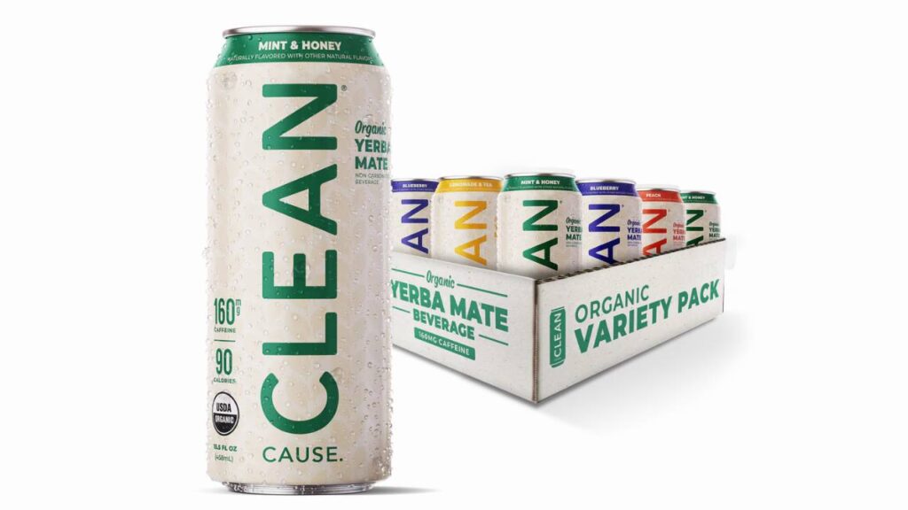 Eco Friendly Energy Drinks. Brand Clean Cause.