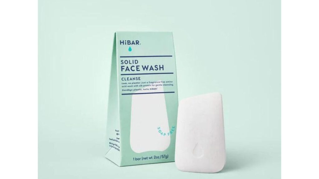 IMAGE BY HiBAR. Facewash. 
6 Popular Eco friendly Beauty Brands to protect your skin. #sustainablebeautybrands #ecoconsciousbeauty #ecofriendlybeauty #sustainablebeauty 