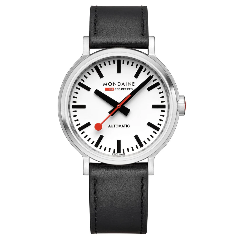 Image of an eco friendly watch by mondaine.com 
Blog Post on  Sustainable Watches, Wear The Change #sustainableliving #ecofriendly #sustainablefashion #ethicalfashion #sustainablewatches #ecowatches #greentimepieces #weartthechange #wecareearth 
