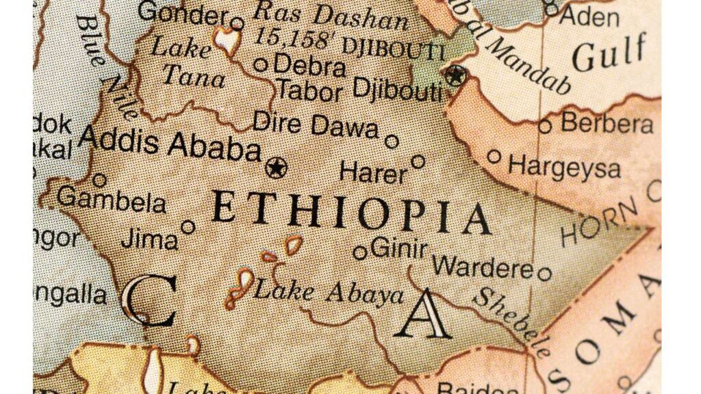 Image of Ethiopia location in map by Canva. 

Description :- 
Blog Post on Are Least Developed Countries Unsustainable? #leastdevelopedcountries #unsustainablecountries #ethiopia #wecareearth 