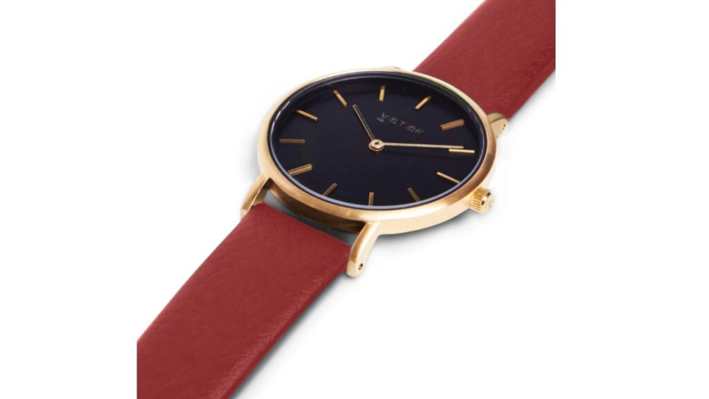 Image of an eco friendly watch by votch.co.uk 
Blog Post on  Sustainable Watches, Wear The Change #sustainableliving #ecofriendly #sustainablefashion #ethicalfashion #sustainablewatches #ecowatches #greentimepieces #weartthechange #wecareearth 
