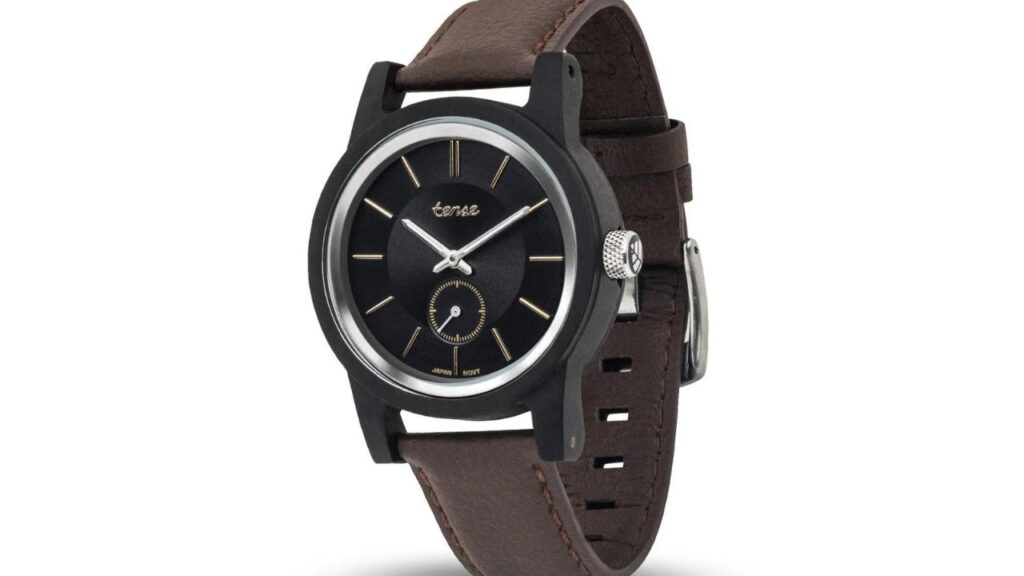 Image of an eco friendly watch by tensewatch.com 
Blog Post on  Sustainable Watches, Wear The Change #sustainableliving #ecofriendly #sustainablefashion #ethicalfashion #sustainablewatches #ecowatches #greentimepieces #weartthechange #wecareearth 
