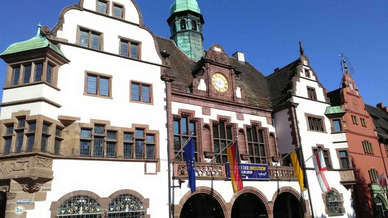 This is a photo of Munsterplatz located in Freiburg, Germany. 