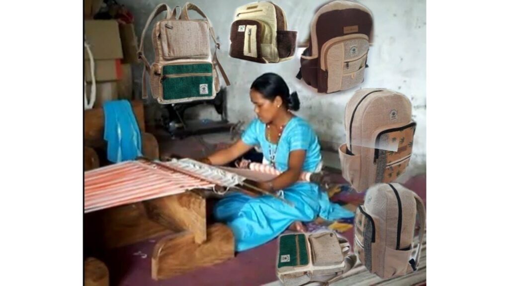 Women Workforce in hemp factory. 
| Meet The champion of Hemp Industry in Nepal ; Sustainable Clothing :- #nepalhempindustry #successstory #sustainableclothinginnepal #hempproductmanufacturersinnepal #wecareearth |