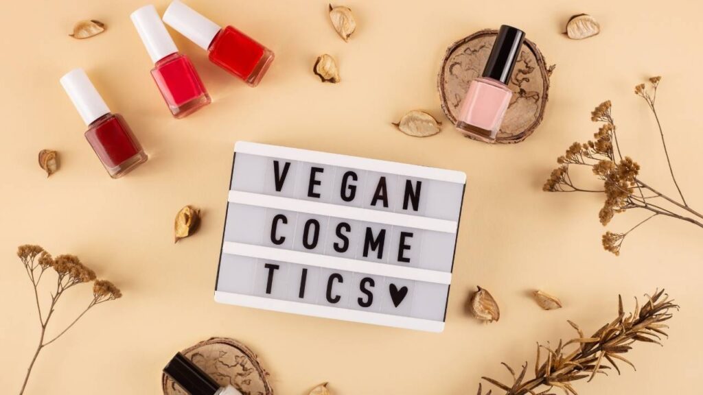 Image of Vegan Cosmetics By Canva. 
Description :- 
Does Kylie Jenner Sell Eco Friendly Cosmetics?  
#iskyliecosmeticsecofriendly #ecofriendlycosmeticsbrand #sustainablecosmeticbrand #kyliejennermakeup 
#wecareearth 